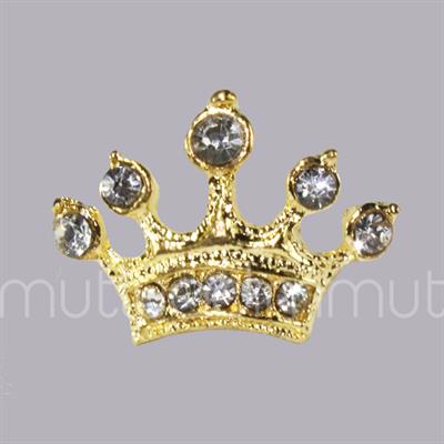 10 Adet Metal Kral Tacı