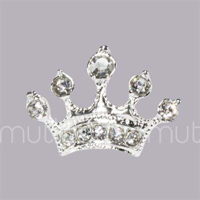 10 Adet Metal Kral Tacı