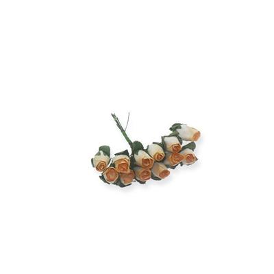 10 Demet (120 Adet) İki Renkli Kağıt Gül Çiçek