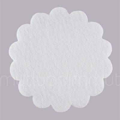 100 Adet 22 Cm Dantel Tül Kesilmiş Tül Organze Kumaş