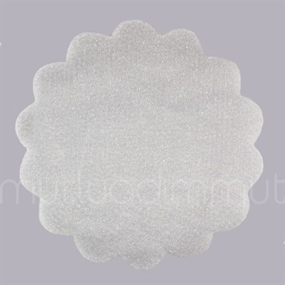100 Adet 22cm Altın Puanlı Organze Tül 22cm