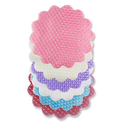 100 Adet 22cm Beyaz Puanlı Organze Tül