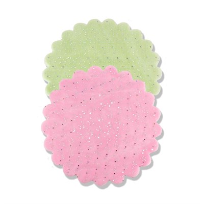 100 Adet Puantiyeli Organze Tül 26 Cm