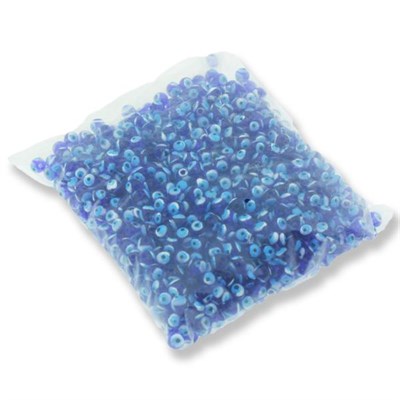 1000li 0,8cm Plastik Delikli Nazar Boncuğu