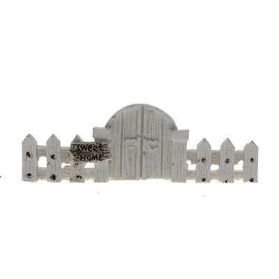 10x3,5cm Kapılı Çit Biblo Terrarium Minyatür