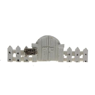 10x3,5cm Kapılı Çit Biblo Terrarium Minyatür