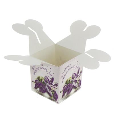 12 Adet 10x16cm Kınamıza Hoşgeldiniz Karton Kutu