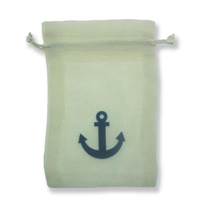 12 Adet 11x17cm Keçe Çapalı Keten Kese