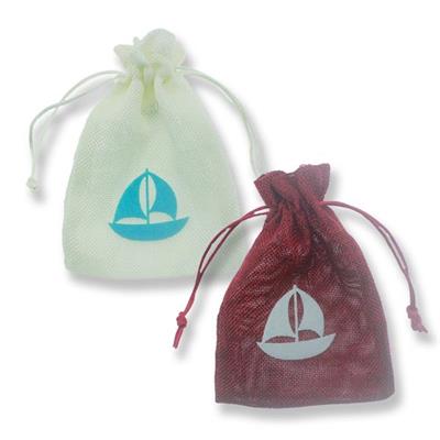 12 Adet 11x17cm Keçe Yelkenli Keten Kese