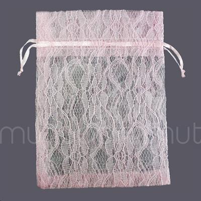 12 Adet 12x17cm Dantel Kese