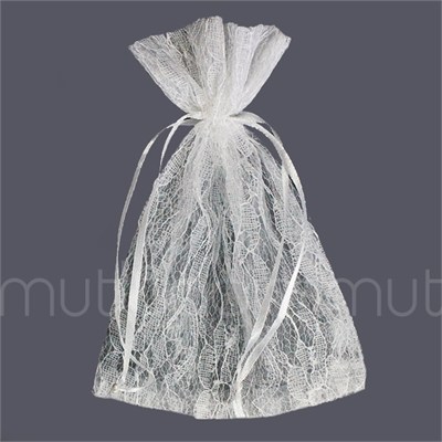 12 Adet 12x17cm Dantel Kese