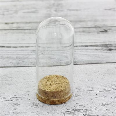 12 Adet 2,5 x 8cm Küçük Cam Ters Şişe Fanus Terrarium