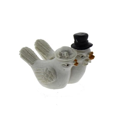 12 Adet 2x3cm Gelin-Damat Minik Güvercin