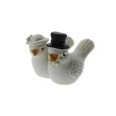 12 Adet 2x3cm Gelin-Damat Minik Güvercin
