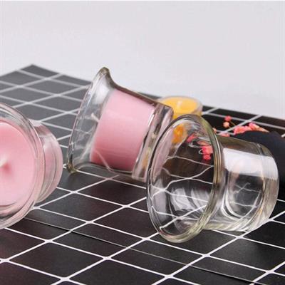 12 Adet 4cm Cam Kap Mumluk