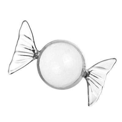12 Adet 4x9cm Plastik Şeker Bonbon Kutu Şeffaf