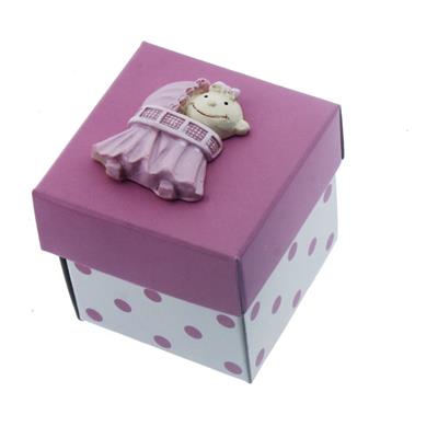 12 Adet 5x5cm Kutu Salıncakta Bebek Biblolu