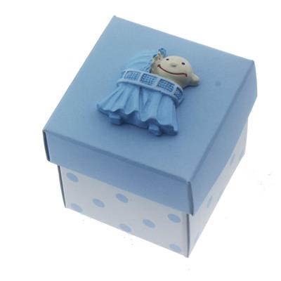 12 Adet 5x5cm Kutu Salıncakta Bebek Biblolu