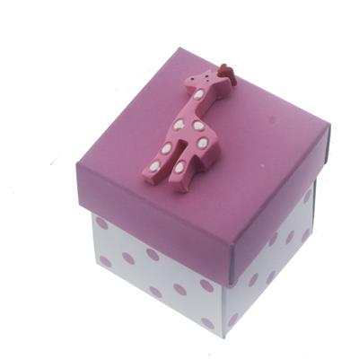 12 Adet 5x5cm Kutu Zürafa Biblolu