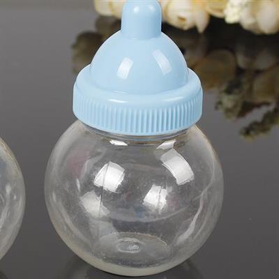 12 Adet 5x8cm Plastik Biberon Kutu Yuvarlak Düz