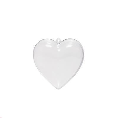 12 Adet 6,5cm Plastik Kalp Kutu