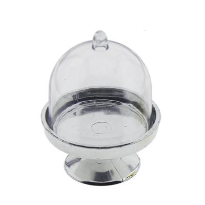 12 Adet 6cm Plastik Cupcake Kapaklı Kutu