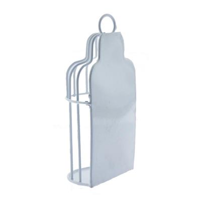 12 Adet 6x11cm Yarım Metal Kafes Hediyelik Duvar Kapı Süsü