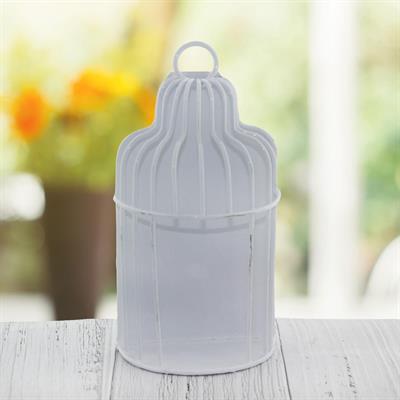 12 Adet 6x11cm Yarım Metal Kafes Hediyelik Duvar Kapı Süsü