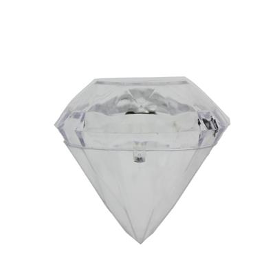 12 Adet 7x6,Cm Elmas Plastik Kutu Piramit