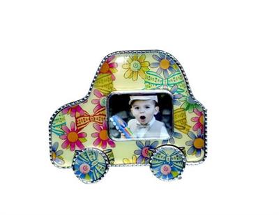 12 Adet 9x7cm Araba Çerçeve Fotoğraf Çerçevesi Ayaklı Mıknatıslı Renkli