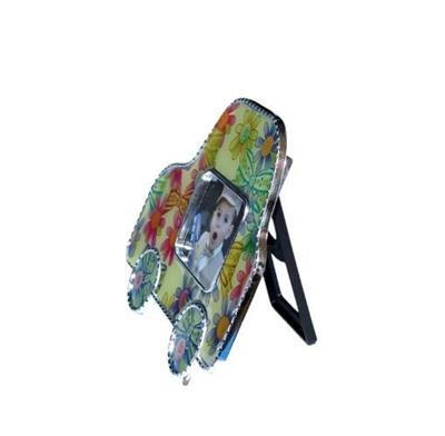 12 Adet 9x7cm Araba Çerçeve Fotoğraf Çerçevesi Ayaklı Mıknatıslı Renkli