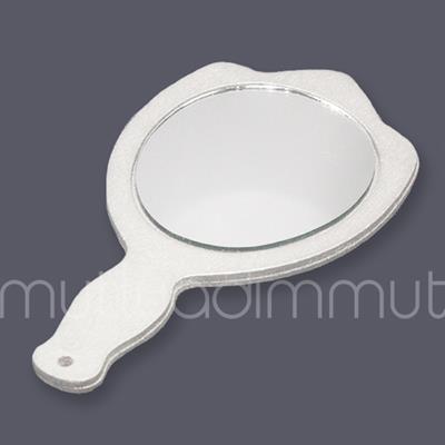 12 Adet Ahşap El Aynası