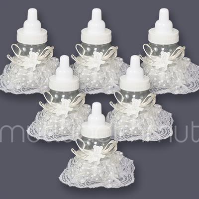 12 Adet Emzikli Ayıcıklı Fırfırlı Biberon