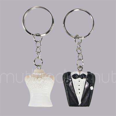 12 Adet Gelin + 12 Adet Damat Biblo Anahtarlık