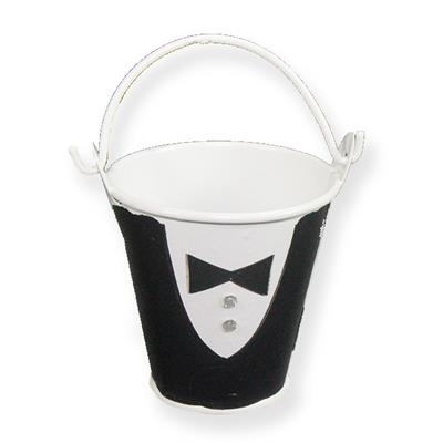 12 Adet Gelin-Damat Çift Taraflı Metal Kova