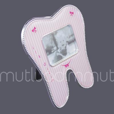 12 Adet İlk Dişim Diş Çerçeve Mıknatıs+ayaklı