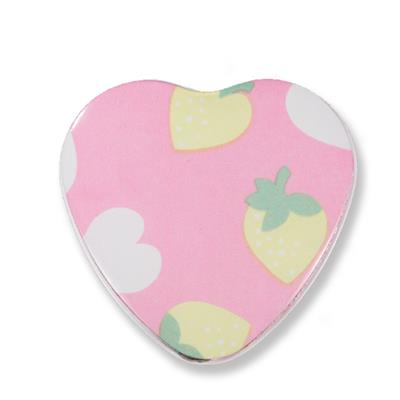 12 Adet Kalp Şeklinde Pembe Metal Kutu