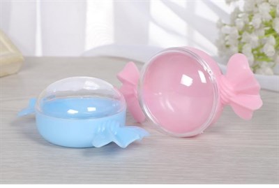 12 Adet Kapaklı Plastik Bonbon Şeker Kutu