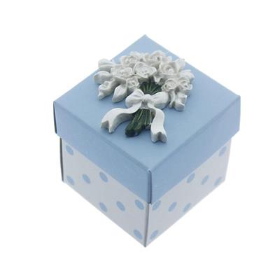 12 Adet Karton Kutu Çiçek Biblolu