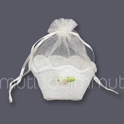 12 Adet Kına Çerezlik Hediye Çantası Kare