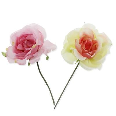 12 Adet Kumaş Çiçek