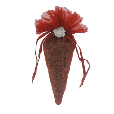 12 Adet Lavanta Dolu Kese Torba Çiçek Süslü