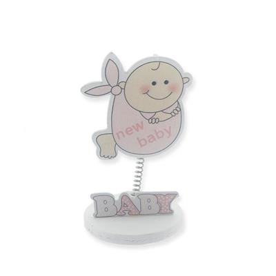 12 Adet New Baby Sticker Ahşap Bebek Notluk