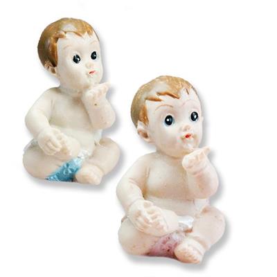 12 Adet Oturan Öpücük Gönderen Bebek Biblo