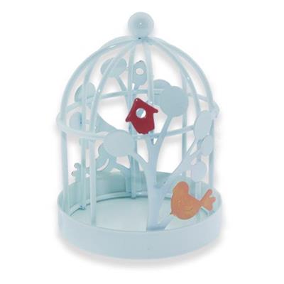 12 Adet Renkli Metal Kuş Kafesi