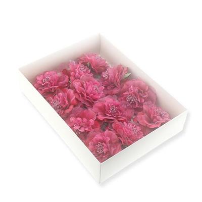 12 Adet Tekli Kumaş Çiçek Gül