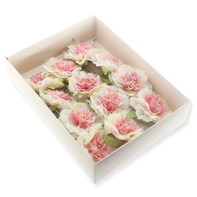 12 Adet Tekli Kumaş Çiçek Gül