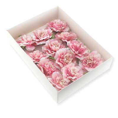 12 Adet Tekli Kumaş Çiçek Gül