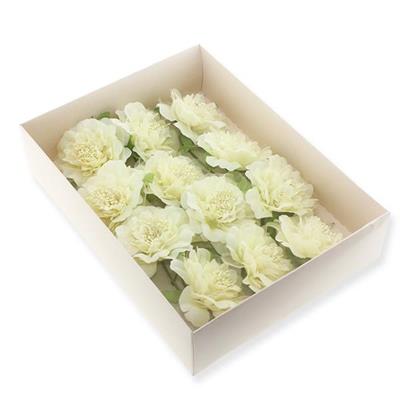 12 Adet Tekli Kumaş Çiçek Gül