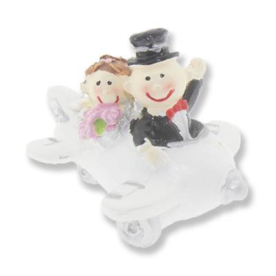 12 Adet Uçakta Gelin Damat Biblo 3 Boyutlu